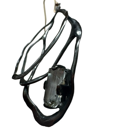 Alexis Bittar Miss Havisham Crystal Interlace Drop Earrings - Picture 12 of 16